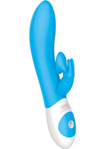 The Kissing Rabbit Rechargeable Silicone Vibrator with Clitoral Suction