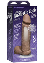 The Realistic Cock Ultraskyn Dildo - Caramel - 8in