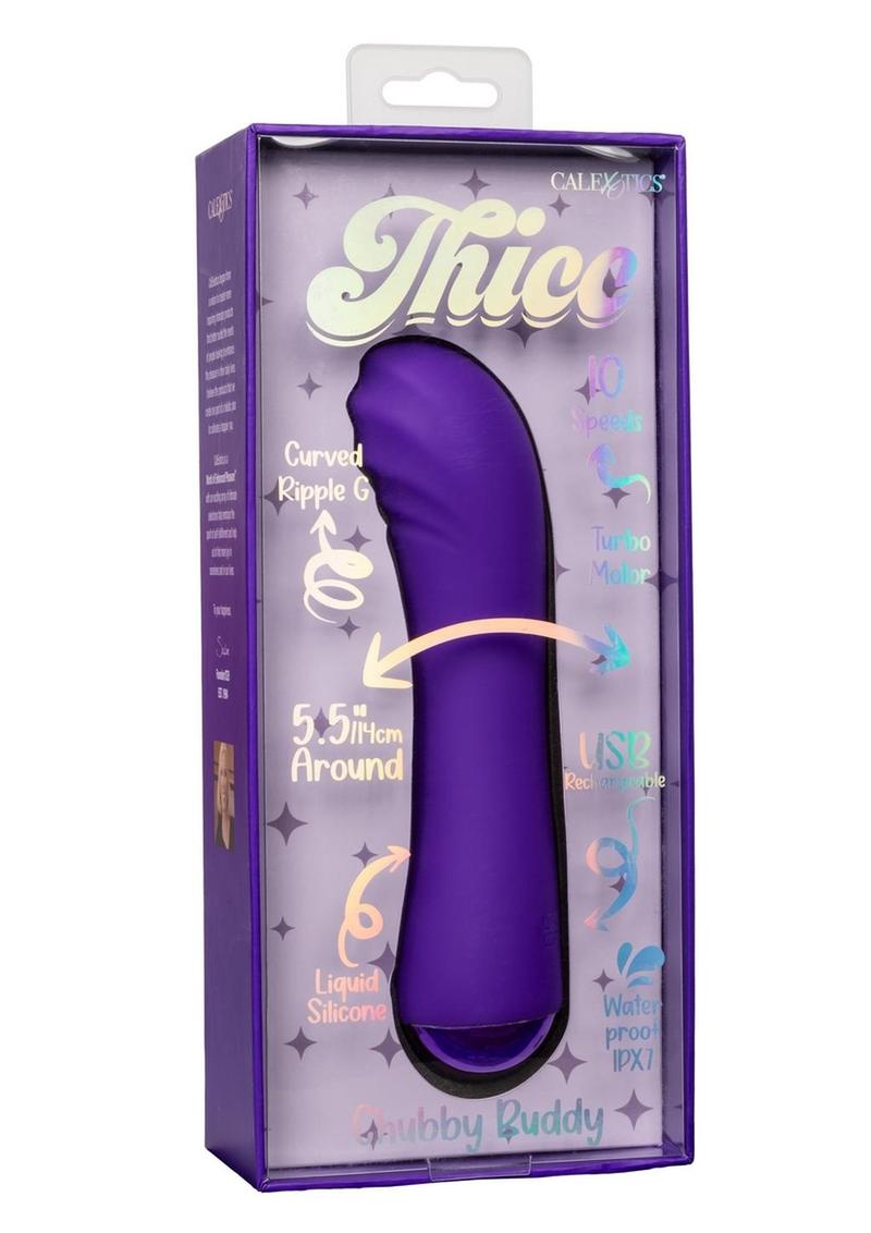 Thicc Chubby Buddy Rechargeable Silicone G-Spot Vibrator