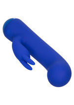 Thicc Chubby Bunny Rechargeable Silicone Rabbit Vibrator - Blue