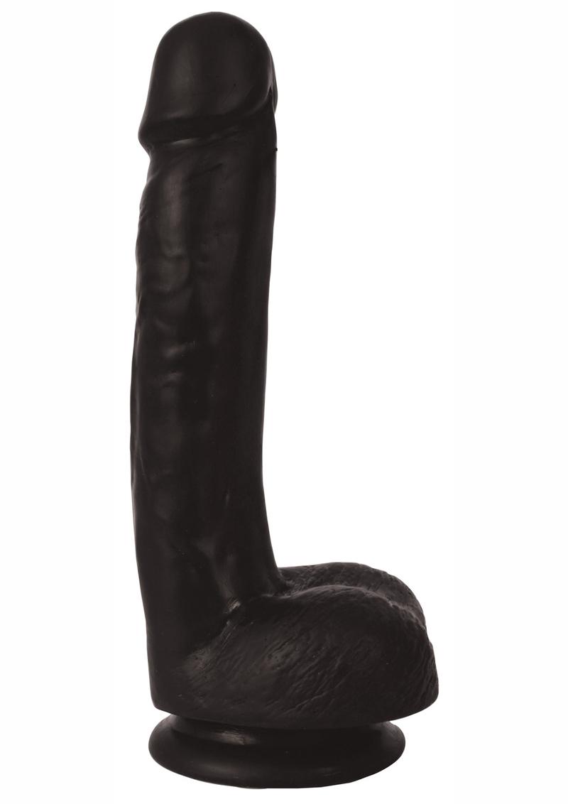 Thinz Slim Dong with Balls - Black - 7in