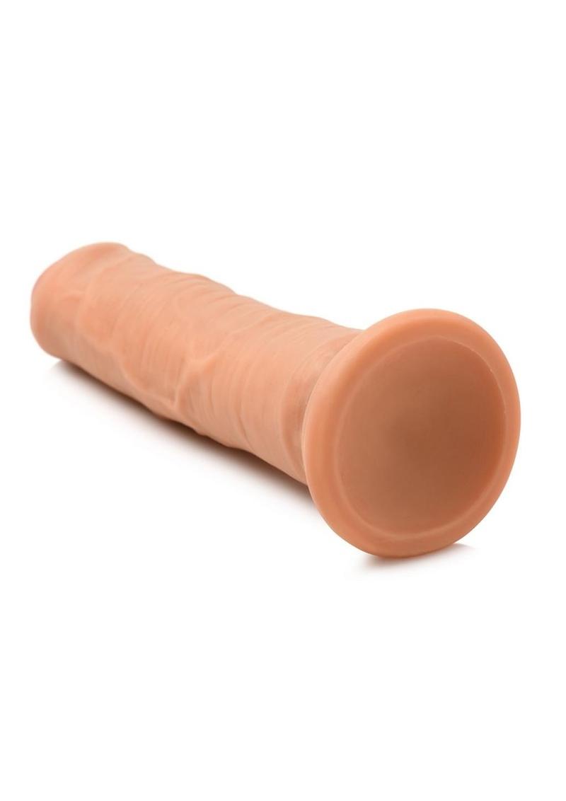 Thinz Uncut Dildo with Balls - Vanilla - 7in