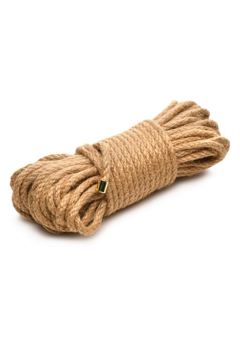 Tied Up Ultra Premium Braided Jute Rope - Brown - 50ft