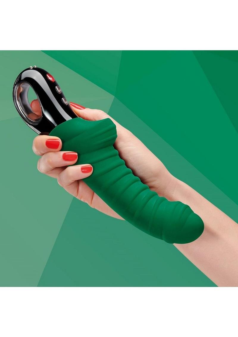 Tiger G5 Silicone Vibrator - Emerald/Green