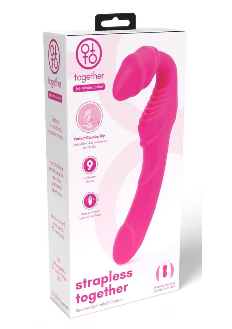 Together Toys Together Silicone Rechargeable Remote Control Strapless Strap-On Vibrator