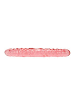 Translucence Veined Double Dildo - Pink - 12in