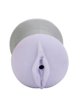 Travel Gripper Dual Density Stroker - Mouth and Pussy - Purple