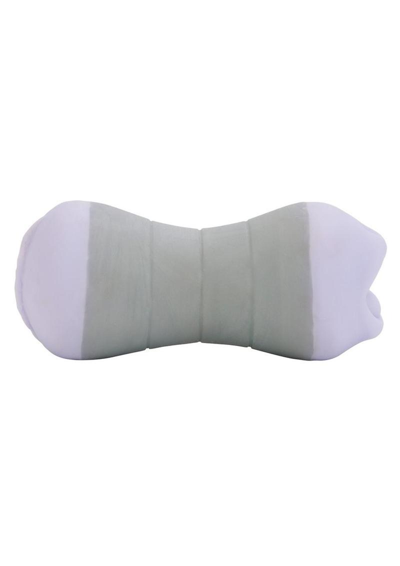 Travel Gripper Dual Density Stroker - Mouth and Pussy - Purple