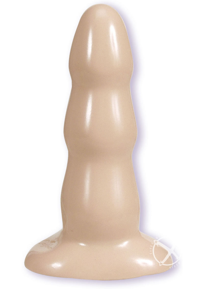 Triple Ripple Butt Plug - Vanilla - Large