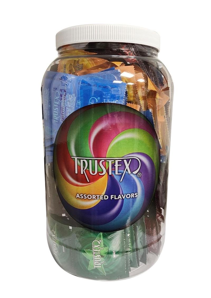 Trustex Assorted Flavored Condoms - 288 Per Bowl