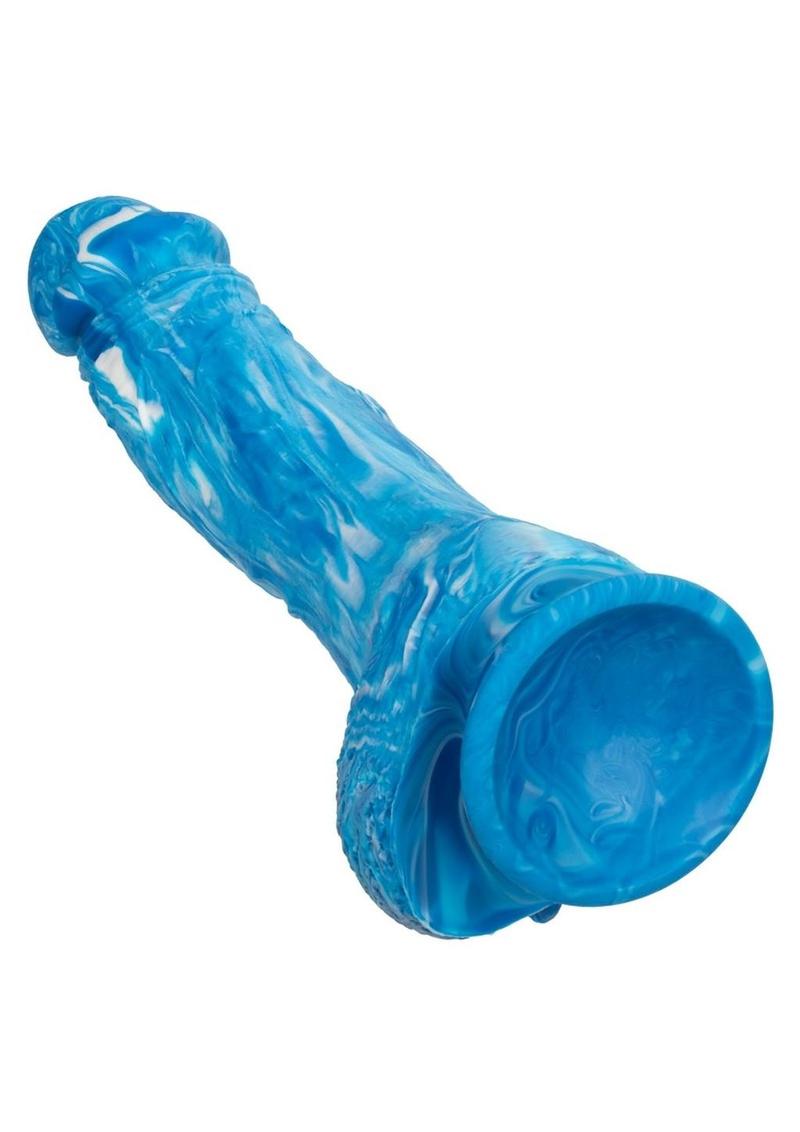 Twisted Love Twisted Dong Silicone Bendable Dildo - Blue