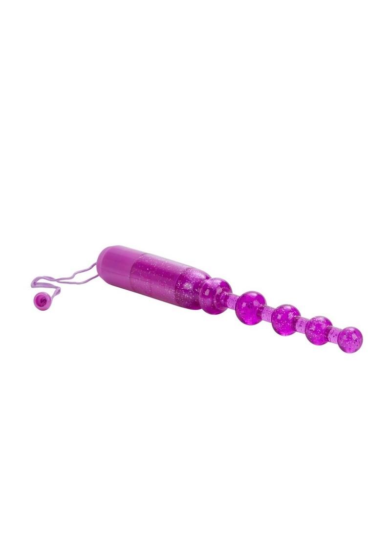 Vibrating Pleasure Beads Anal Beads - Purple