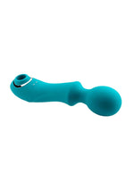 Wanderful Sucker Rechargeable Silicone Bodywand and Clitoral Stimulator - Teal