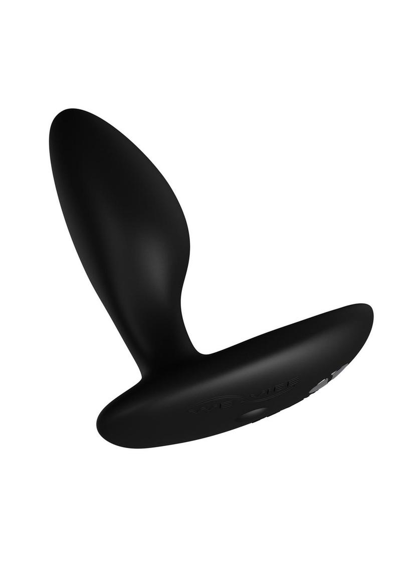 We-Vibe Ditto+ App Compatible Vibrating Rechargeable Silicone Butt Plug with Remote Control - Satin - Black