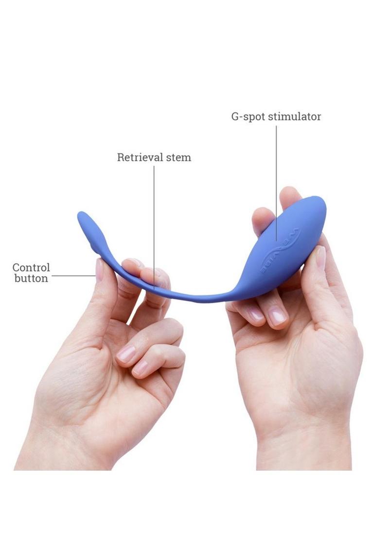 We-Vibe Jive Silicone Rechargeable Remote Control Wearable G-Spot Vibrator - Blue