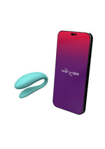 We-Vibe Sync Lite App Control Rechargeable Silicone Couples Vibrator - Aqua/Blue