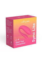 We-Vibe Sync Lite App Control Rechargeable Silicone Couples Vibrator - Pink