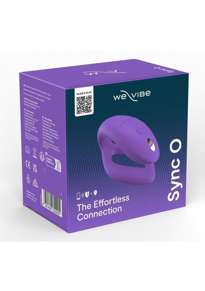 We-Vibe Sync O Rechargeable Silicone Couples Vibrator with Remote Control