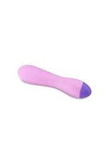 Wellness G Curve Rechargeable Silicone G-Spot Vibrator - Pink/Purple