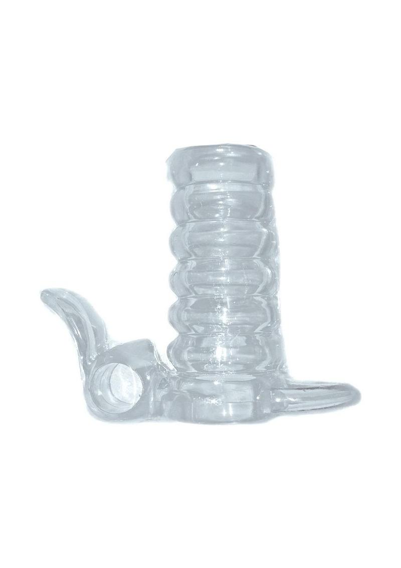 Wet Dreams Vibrating Plump Bunny Rabbit Sleeve - Clear