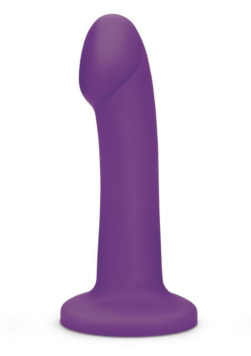 WhipSmart Remote Control Rechargeable Silicone G-Spot/P-Spot Dildo - Purple - 7in