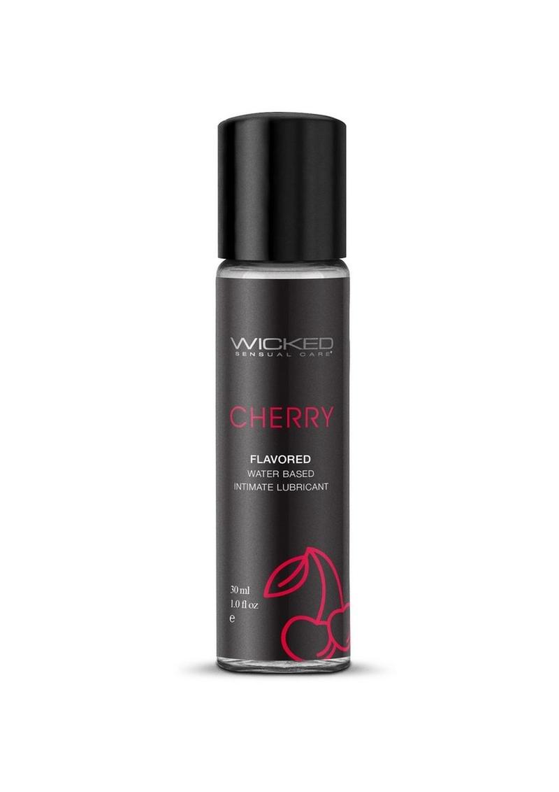 Wicked Aqua Water Based Flavored Lubricant Cherry - 1oz