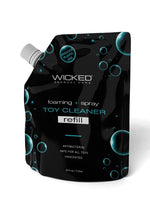 Wicked Sensual Foam and Fresh Toy Cleaner Refill Pouch - 24oz.