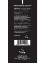 Wish Midas Desensitizing Water Based Lubricant - 4oz