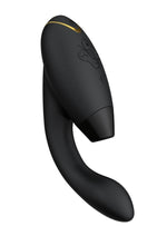 Womanizer Duo 2 Silicone Rechargeable Clitoral and G-Spot Stimulator - Black