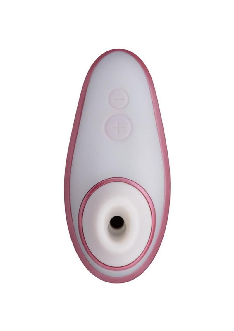 Womanizer Liberty Silicone Rechargeable Clitoral Stimulator - Pink/Pink Rose