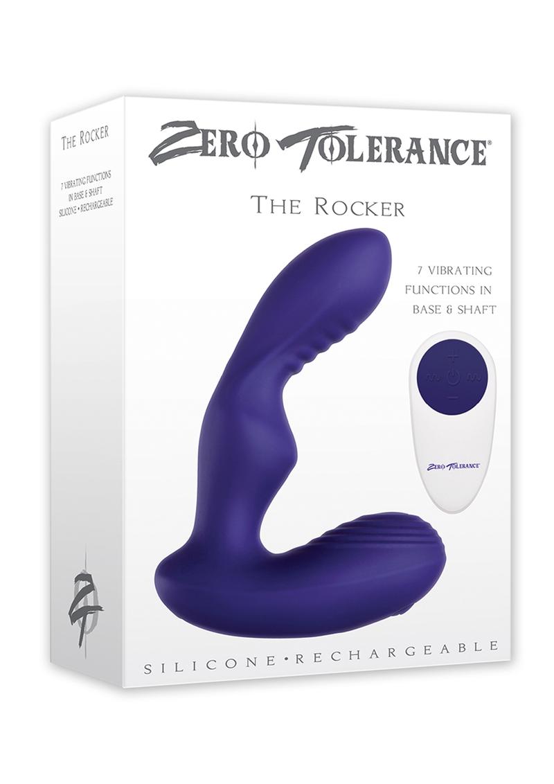 Zero Tolerance The Rocker Rechargeable Silicone Vibrating Prostate Massager with Remote Control