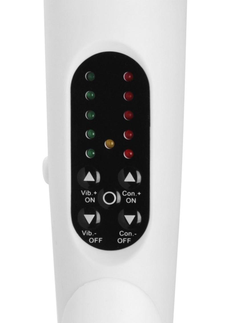 Zeus Electrosex White Knight Electro Silicone Wand Massager - White