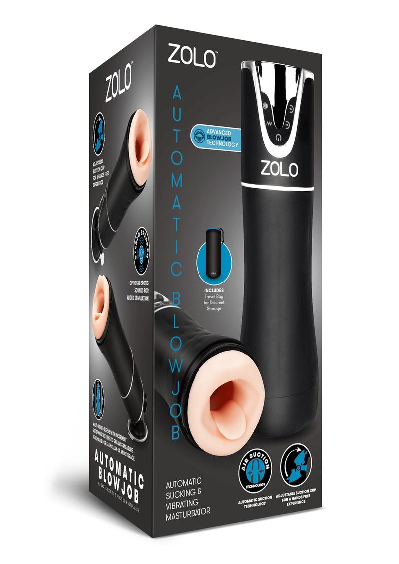 ZOLO Rechargeable Automatic Blowjob Vibrating Masturbator